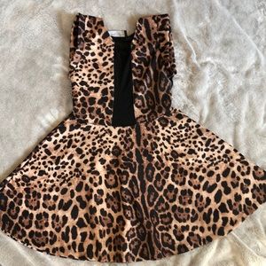 Akira: A-line peplum dress